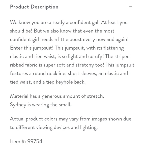 FREE MARKET Feeling Confident Blush Pink Ribbed Jumpsuit, Soft, Comfy, Size S - Picture 3 of 7